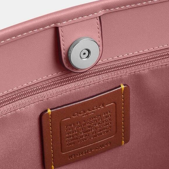 NWT Coach City Tote Bag In Signature Canvas CAL49 Dusty Pink - Picture 13 of 13
